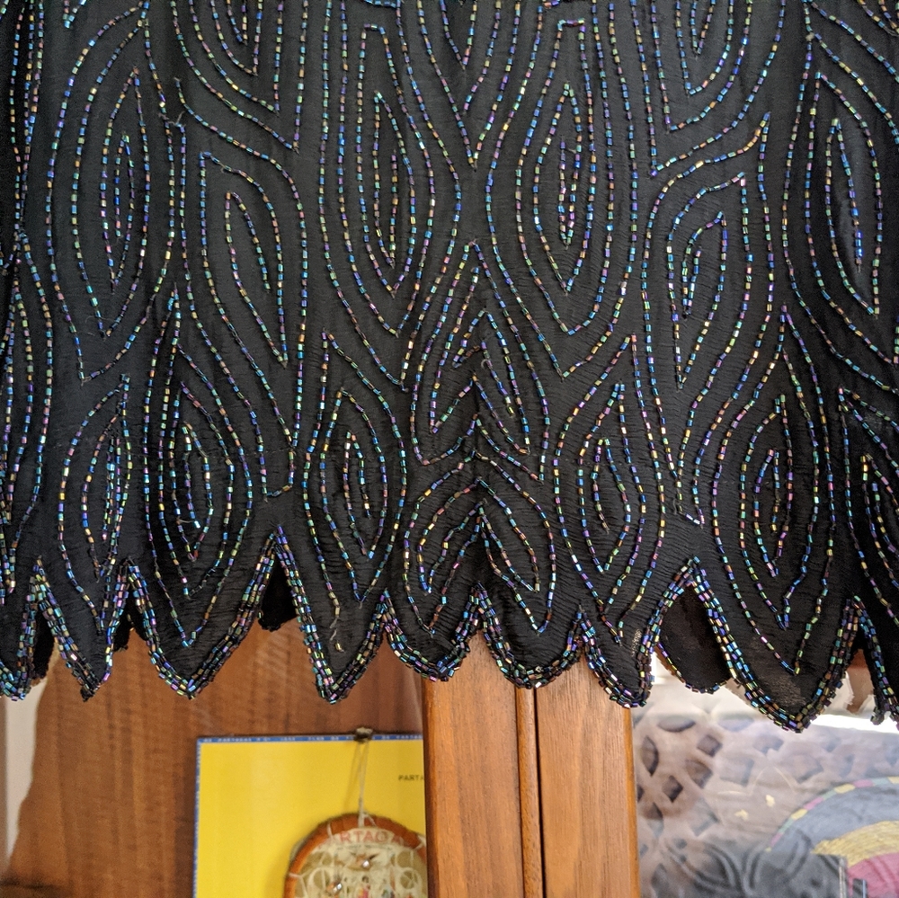 Vintage beaded blouse - Picture 4 of 9